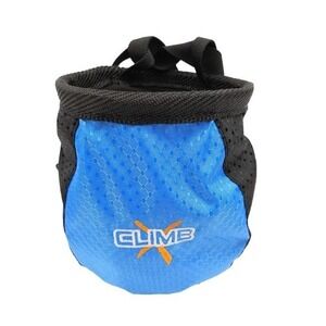 CLIMBX Fiend Rock Climbing‎ Chalk Bag Ball Blue Sports Outdoors